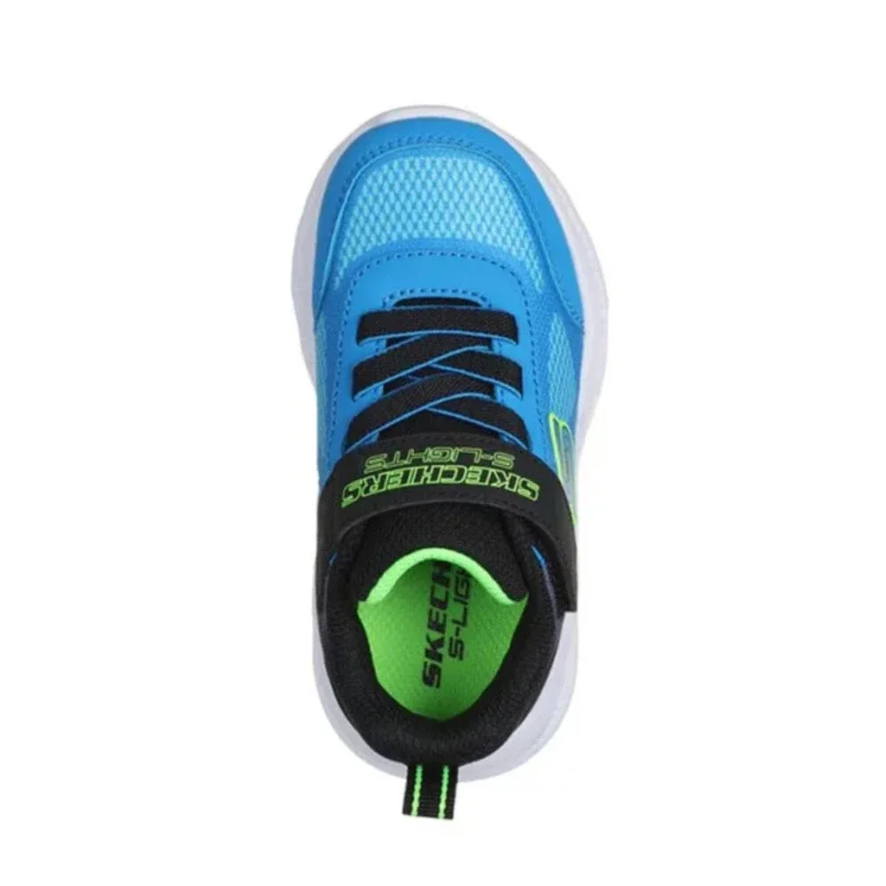 Skechers Meteor-Lights-Krendo Sneakers Toddler US 6 Blue Lifestyle Shoes NIN1293